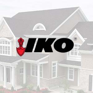 IKO logo on a white transparent background