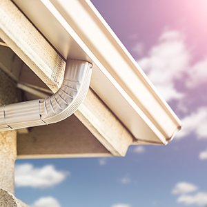 Home with K-style gutters